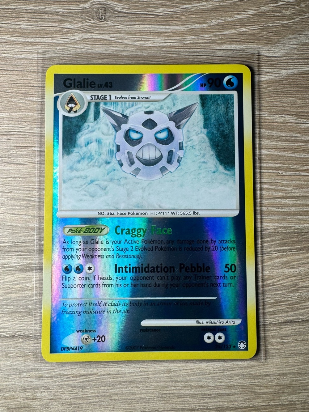 Glalie #25/Reverse Holo/Pokemon Mysterious Treasures